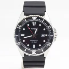 IT6JNR8Z3R4S 未使用品 CASIO カシオ 黒味地盤 MDV-107 SS メンズ 腕時計 メタルアナログ スポーツ ウォッチ