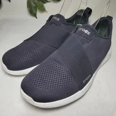 【良品】Crocs/クロックス/ライトライドペイサーメン/型番206069/スニーカー/ネイビー/紺/28.0cmのサムネイル