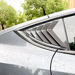 【送料無料】テスラ モデルY 19年- 専用設計 ルーバー クォーターウィンドウ カバー ドレスアップ カスタム パーツ アクセサリー エクステリア SUV
