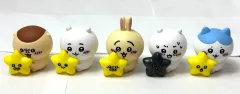 ちいかわ 星といっしょライト 全5種 コンプリートセット ちいかわと星 /ハチワレと星 /うさぎと星 /くりまんじゅうと星 /ちいかわと黒い星 ガチャガチャ カプセルトイ 4/17
