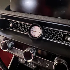GK FACTORY ホンダ シビック 11代目 全グレード対応 FL5 Type R対応 ハザードスイッチ一体型 アナログ時計 指針クロック 車内インテリア カスタムパーツ