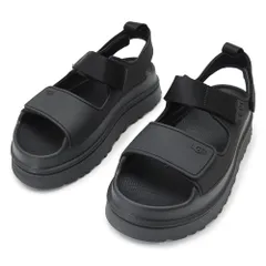 アグ UGG サンダル レディース GOLDENGLOW 1152685 ゴールデングロウ ストラップサンダル スポーツサンダル 厚底 シューズ 靴 ブラック 黒