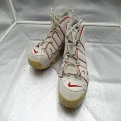 NIKE エアモア アップテンポ モアテン ホワイト/バーシティレッド 27㎝ 921948-102 ナイキ