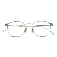 美品 金子眼鏡 × ISSEY MIYAKE EYES イッセイミヤケ カネコガンキョウ メガネフレーム WELLINGTON III SI ガンメタル/シルバー 54000747のサムネイル