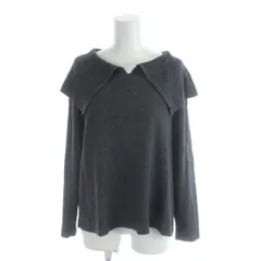 ミズイロインド mizuiro ind ニット セーター 長袖 毛 グレー カットソー /AP