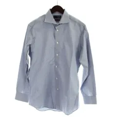 メーカーズシャツ カマクラ MAKER'S SHIRT 鎌倉 ワイシャツ 40-74 青 ブルー 白 ホワイト チェック柄 長袖 /AP