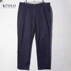 90s ポロラルフロレーン Polo by Ralph Lauren ポロチノ チノパン W36 L32 ネイビー ヴィンテージ ストリート オーバーサイズ アメカジ 00s POLO CHINO古着 G409のサムネイル