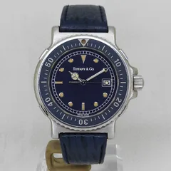 中古ティファニー【TIFFANY＆Co.】 M0710 ダイバー ブルー メンズ QZのサムネイル