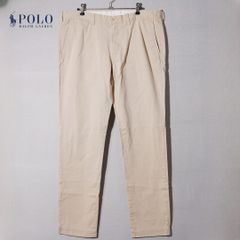 상태좋음 폴로랄프로렌 POLO RALPH LAUREN 포로티노 치노 팬츠 W36 L34 크림 오버 사이즈 스트리트 아메카지 POLO CHINO 헌 옷 E512