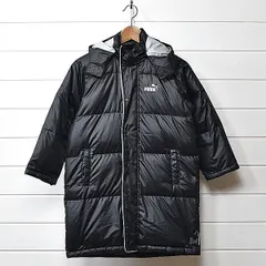 プーマ ジュニア ダウン ロングコート 130 ブラック PUMA｜23i2201