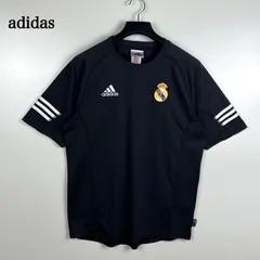 adidas 2002 00s tech FC REAL MADRID soccer training shirts L アディダス レアルマドリード ゲームシャツ 希少 オールド 銀河系軍団