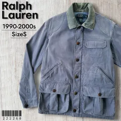 Polo by Ralph Lauren ラルフロレーン■美品 1990-2000s Key West USED加工 ハンティングジャケット S ナス紺 カバーオール チョアコート ワーク オールドラルフ RRL ダブルアールエル