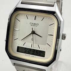 CASIO カシオ MTP-V007 文字盤ホワイト スクエア タンク - メルカリ