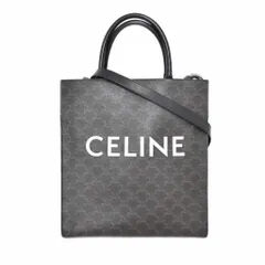 セリーヌ CELINE トリオンフ ミディアム バーティカル カバ トートバッグ ショルダーバッグ 2way 茶 ブラウン ☆AA★のサムネイル