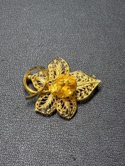 RISIS 22K 蘭ネックレス ジュエリー ループタイ ＊新品・未使用品