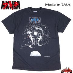 435 AKIRA アキラ アニメ Tシャツ 美品 USA製 ブラック Lサイズ 半袖 逆輸入 メンズ レディース ネオ東京 akira オートバイ バイク EXPLODE アメリカ製 島鉄雄 桑田 キヨコ カオリ JAPAN 漫画 映画T マンガ 稀少 レア