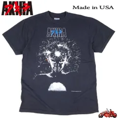 435 AKIRA アキラ アニメ Tシャツ 美品 USA製 ブラック Lサイズ 半袖 逆輸入 メンズ レディース ネオ東京 akira オートバイ バイク EXPLODE アメリカ製 島鉄雄 桑田 キヨコ カオリ JAPAN 漫画 映画T マンガ 稀少 レア