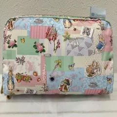 440　LeSportsac レスポートサック　ピーターラビット　コラボ ポーチ　バニティ　マルチケース　小物入れ　大容量ポーチ　希少　レア