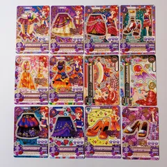 ⑫ 紅林珠璃 12枚セット オペラクレストトップス オペラクレストスカート チリゴールドスカート チリゴールドサンダル マリーゴールドウイングスワンピース パッションサンライトワンピ クイーンオブハーツクラウン ほか ／ アイカツ！Aikatsu！