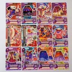 ⑬ 紅林珠璃 12枚セット ポイズンアップルワンショルダー ポイズンアップルスカート オペラクレストトップス オペラクレストスカート クイーンオブハーツクラウン オーシャンヘクスアクセ パッションサンライトワンピ ほか ／ アイカツ！Aikatsu！