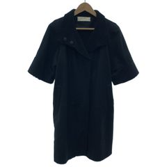 ほぼ未使用✨ マルニ MARNI ノーカラーコート ウール ブラック 黒 38