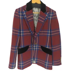 ヴィヴィアンウエストウッドマン Vivienne Westwood MAN 21AW  タータンチェック ダブル ピークドラペルジャケット メンズ  44のサムネイル