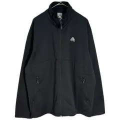 00年代 NIKE ACG ナイキ エーシージー フリースジャケット アウトドア ブラック(メンズ XL)中古 古着 X9556のサムネイル