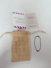 SINAGUA JEWELRY タイガーアイ パワーストーンブレスレット アクセサリー 天然石 ワンポイント シンプル