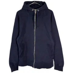 G-STAR RAW ジースターロウ フルジップ スウェットパーカー Y2K ネイビー(メンズ S相当)中古 古着 X9566のサムネイル