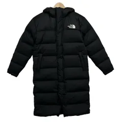 THE NORTH FACE(ノースフェイス) ダウンコート サイズM メンズ - 黒 長袖/ジップアップ/ロング丈/冬