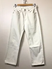 014071 LEVI'S 501 0106 ホワイト デニム パンツ 32 ボタンフライ MADE IN USA USA製 リーバイス
