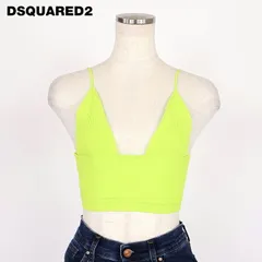 ディースクエアード DSQUARED2 レディース ニット リブニットブラトップス グリーン系 イタリア製（サイズ/XXS/XS）ds1018のサムネイル