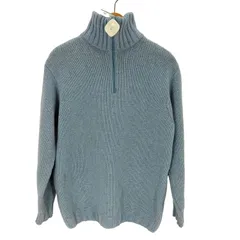 キャサリンハムネットロンドン KATHARINE HAMNETT LONDON イタリア製 ハーフジップニット メンズ import：L のサムネイル