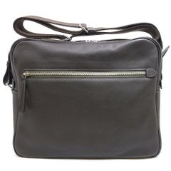 M678 MOTHERHOUSE レザー ショルダーバッグ ダークブラウン - メルカリ