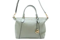 Michael Kors マイケルコース バッグ 2WAYバッグ ライトグリーン レザー ﾊﾞｯｸﾞ ハンドバッグ レザー ライトグリーン レディース【中古】460 T