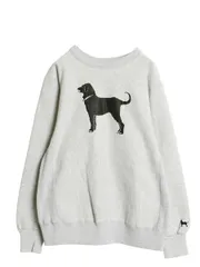 【お得なクーポン配布中!】 90s The Black Dog ドッグ プリント スウェット メンズ レディース L 程 古着 オールド トレーナー 裏起毛 ヘビーウェイト リバース タイプ