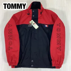 【未使用】【新品タグ付】TOMMY URBAN SPORT トミー リバーシブル セーリング ナイロンジャケット フリースジャケット XL 切り替えし配色 フラッグ スリーブロゴ 着丈73cm 肩幅56cm 身幅(脇下)66cm 袖丈61cm【デットストック】