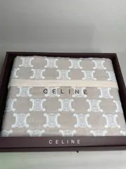 ⚠️ジャスミン様専用⚠️【CELINE】新品未使用 セリーヌ 綿毛布 マカダム柄 ベージュ 140×200cm 西川産業のサムネイル