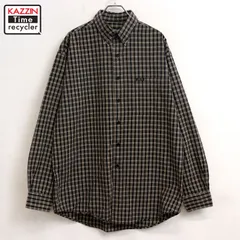 90s vintage CHAPS RALPH LAUREN チェック柄 ボタンダウン 長袖シャツ メンズ 表記Lサイズ
