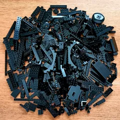 tai様 4点おまとめ商品 レゴ 正規品 中古 まとめ売り 約700g 黒 大量 レゴブロック【管理番号：3602】