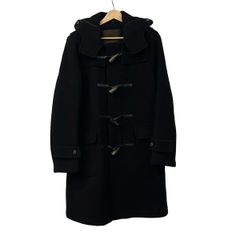 COMME des GARÇONS HOMMEブラック ダッフルコート - メルカリ