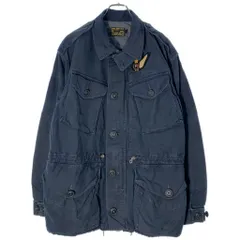 Polo by Ralph Lauren ポロ ラルフローレン ミリタリージャケット ネイビー(メンズ M)中古 古着 X5893
