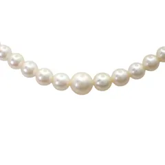 MIKIMOTO ミキモト 4~7mm あこや真珠 パール ネックレス SV シルバー ホワイト ナチュラルピンク チョーカー ジュエリー 4929のサムネイル