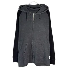 PIPING HOT フルジップ サーマルパーカー グレー(メンズ L相当)中古 古着 X9579