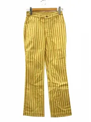 リー LEE 70s ブーツカットパンツ フレアパンツ ストライプ ヴィンテージ イエロー ブラウン