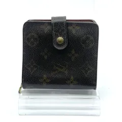 LOUIS VUITTON　ルイヴィトン　M61667 モノグラム コンパクトジップ 二つ折り 財布 ウォレット　シリアル：MI1000