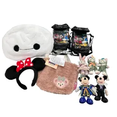 186000 現状品 Disney ディズニー グッズ カチューシャ トートバッグ ポップコーンケース 他 10点まとめ売り