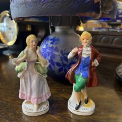 奧克派德日本 瀨戶瓷器【紳士與淑女】瓷製情侶擺飾組