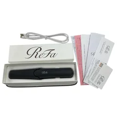 186000 動作確認済み ReFa リファ ビューテック フィンガーアイロン RE-AI03A  ブラック