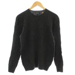 ポロ ラルフローレン POLO RALPH LAUREN ニット カシミヤ混 ケーブルニット セーター S グレー /☆G